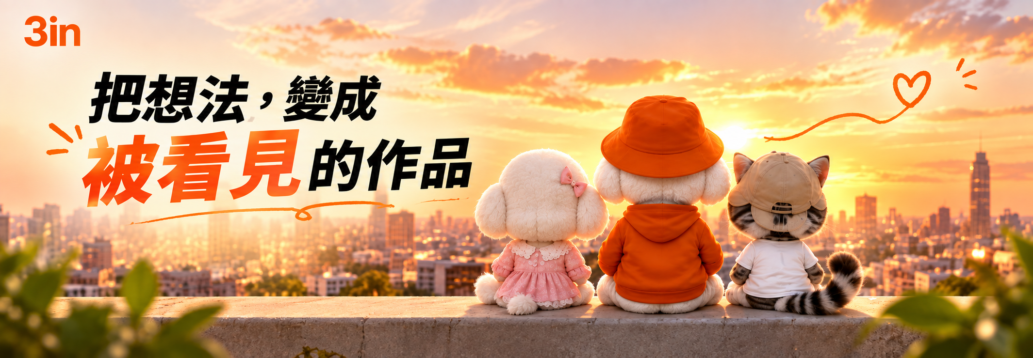 把想法，變成被看見的作品