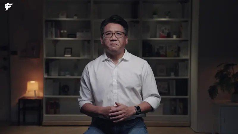 福哥在攝影棚講解