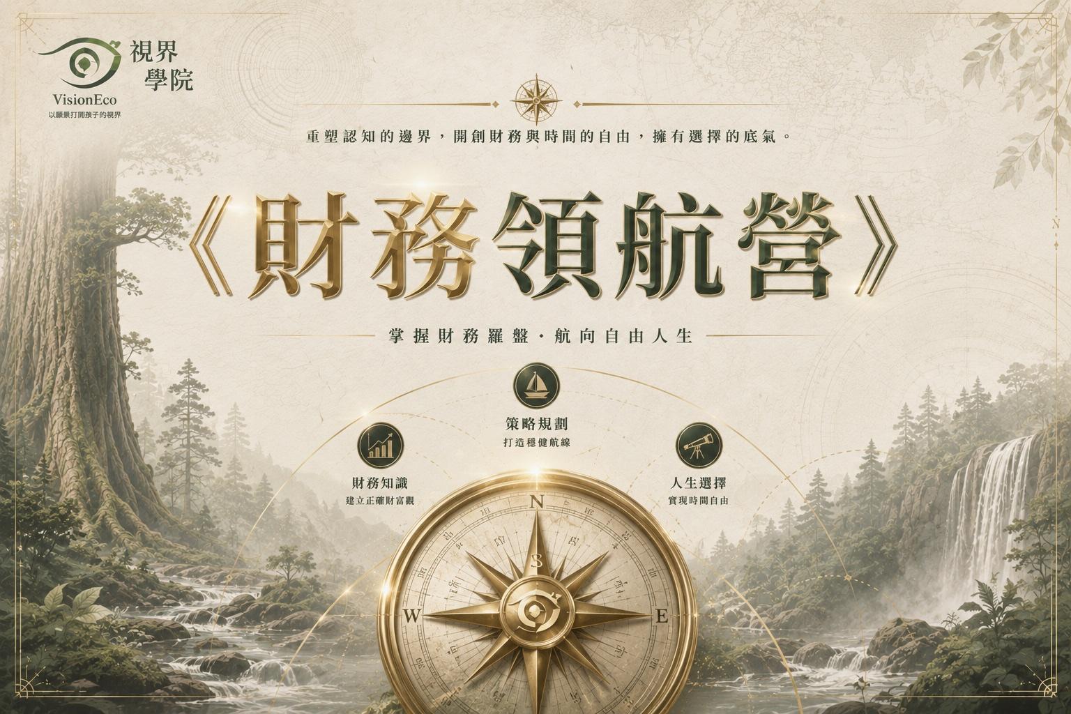 財務領航營：重塑認知的邊界，開創財務與時間的自由，擁有選擇的底氣。財務知識、策略規劃、人生選擇。