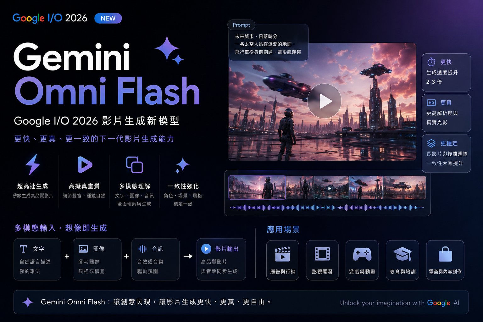 Gemini Omni Flash 是什麼？Google I/O 2026 影片生成新模型完整解析 - RAR 設計攻略
