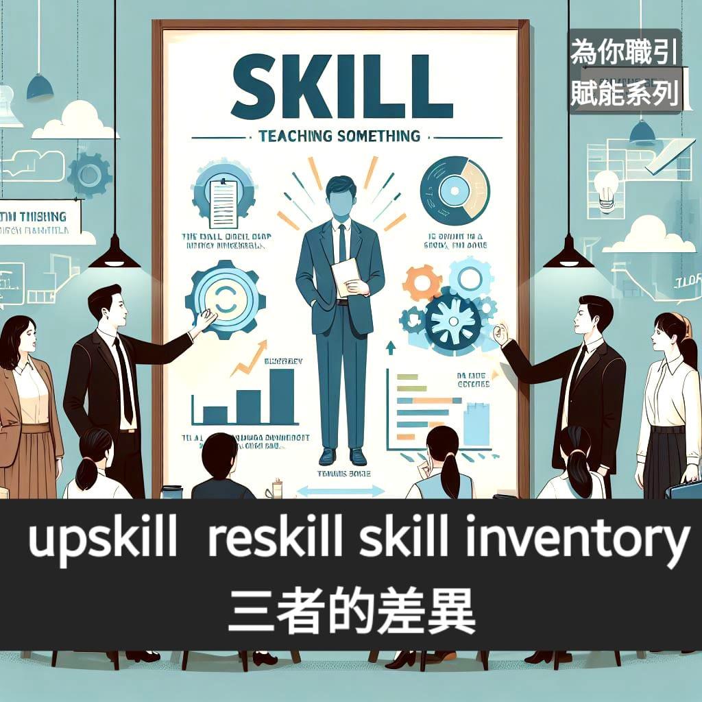 Upskill Reskill Skill Inventory 三者的關係 資點研習平台 以人資專業開闊知識工作者視野【人資小週末 Hr